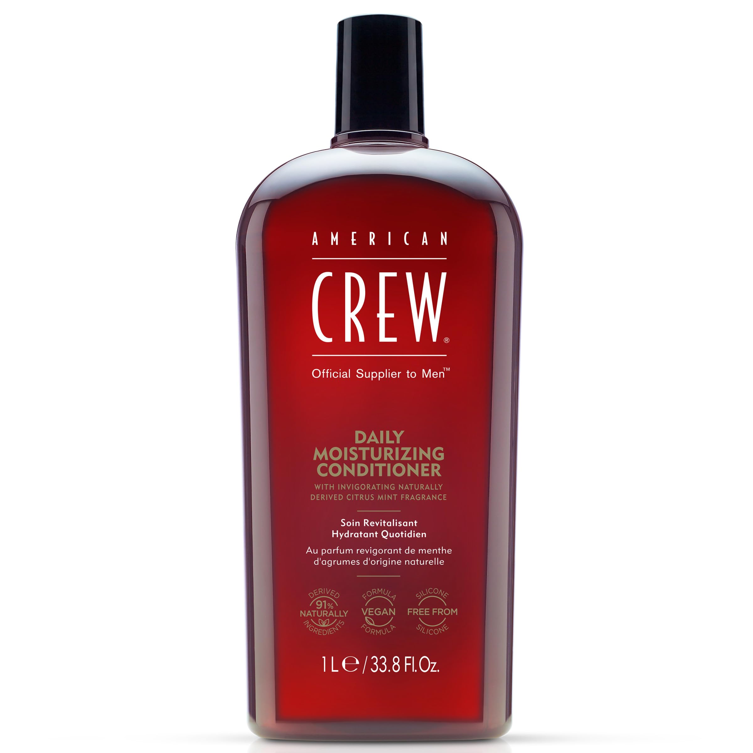【送料無料】American Crew アメリカンクルー デイリー モイスチャライジング コンディショナー 1000ml 色:クリア