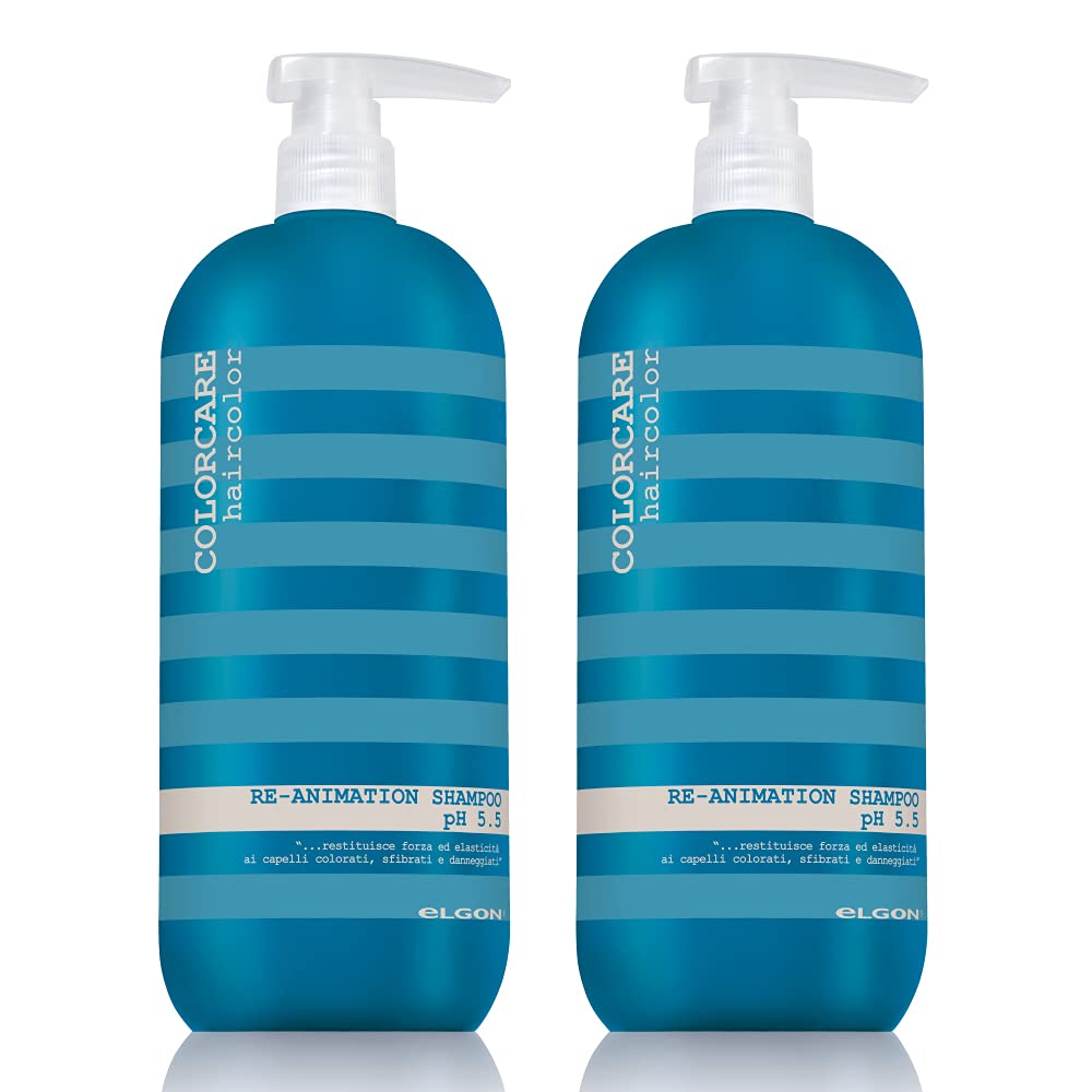 【送料無料】eLGON (エルゴン) エルゴン カラーケア リアニメーション シャンプー pH5.5 1000ml 2本セット