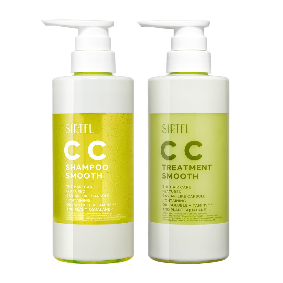 【送料無料】SIRTFL CC シャンプー & トリートメント 各400ml スムース セット [ ペアー＆フリージアの香り ]/ サートフルうねり ごわつき さらさら サラサラ /