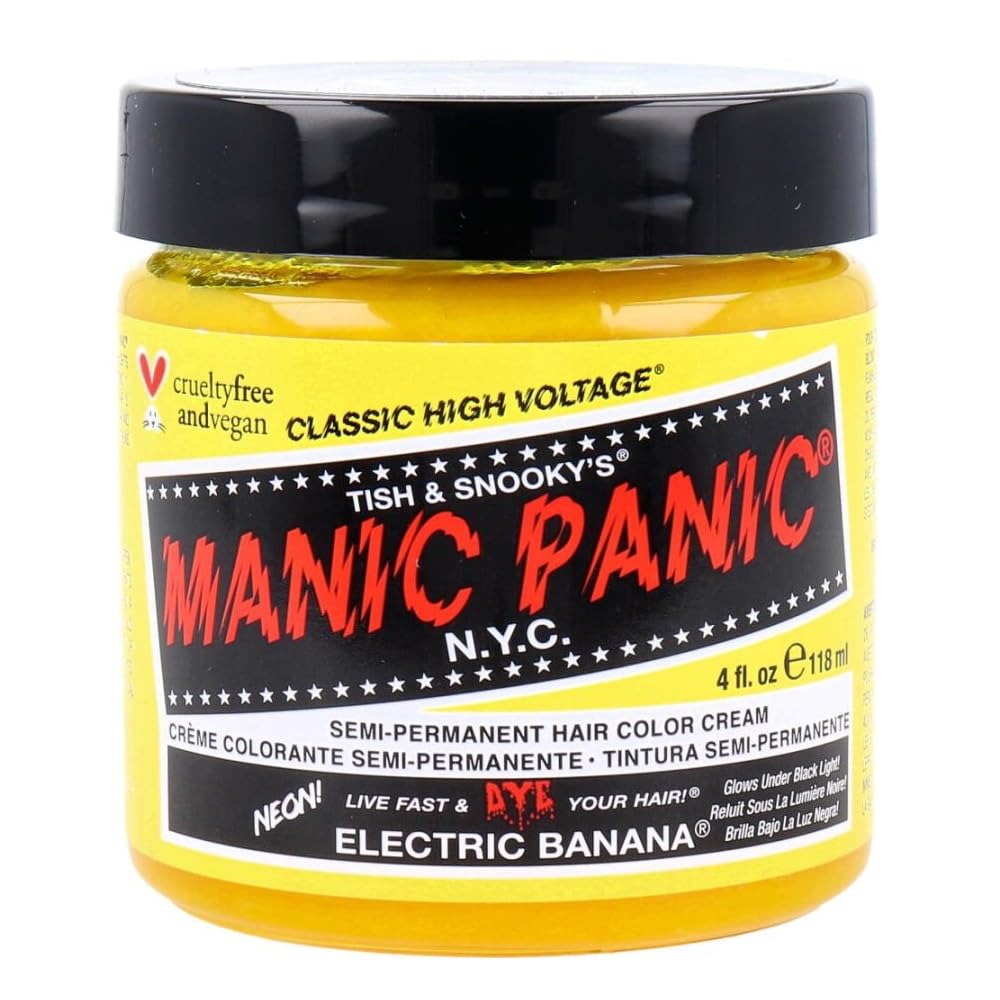 【送料無料】マニックパニック カラークリーム パープルヘイズ 色：エレクトリックバナナ、サイズ：118..