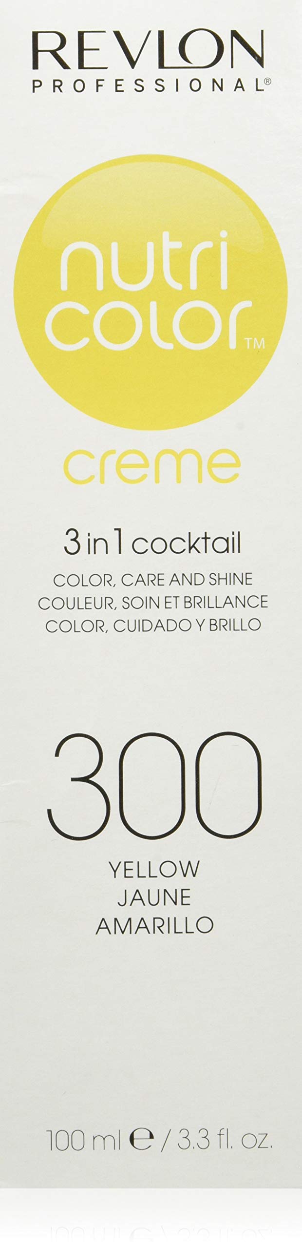 【送料無料】レブロン ニュートリカラークリーム NP 300 チューブ 100ml 色：イエロー