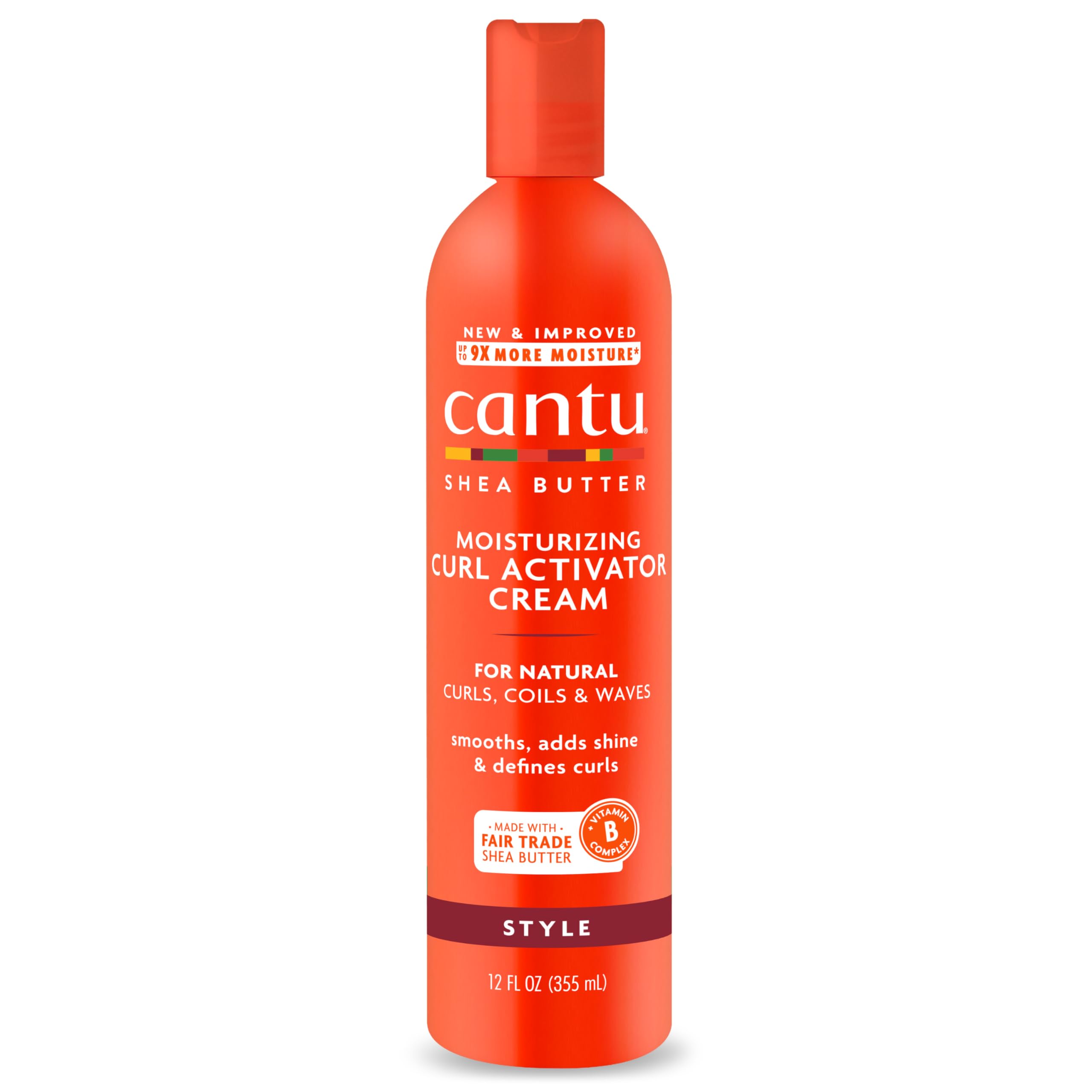 【送料無料】Cantu Shea Butter For Natural Hair Moisturizing Curl Activator Cream- 426Gm サイズ：426グラム