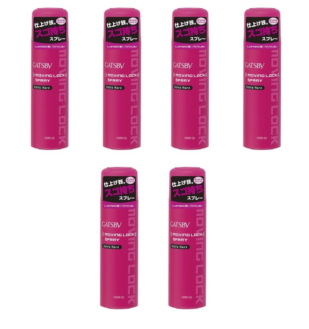 【送料無料】MANDOM(マンダム) 【まとめ買い】GATSBY (ギャツビー) ムービングロックスプレー エクストラハード 170gx6個