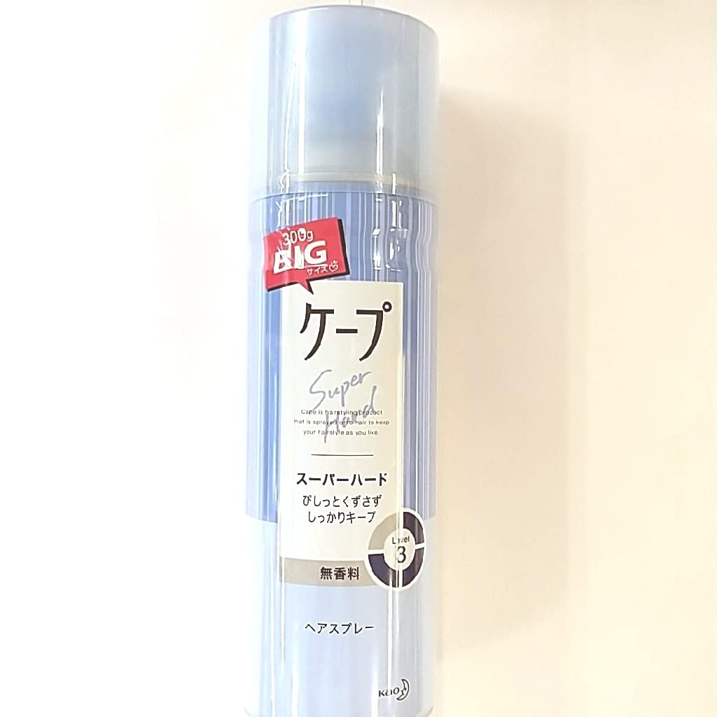 【送料無料】ケープ スーパーハード 無香料 300g 色：ブルー、サイズ：300グラム (x 1)