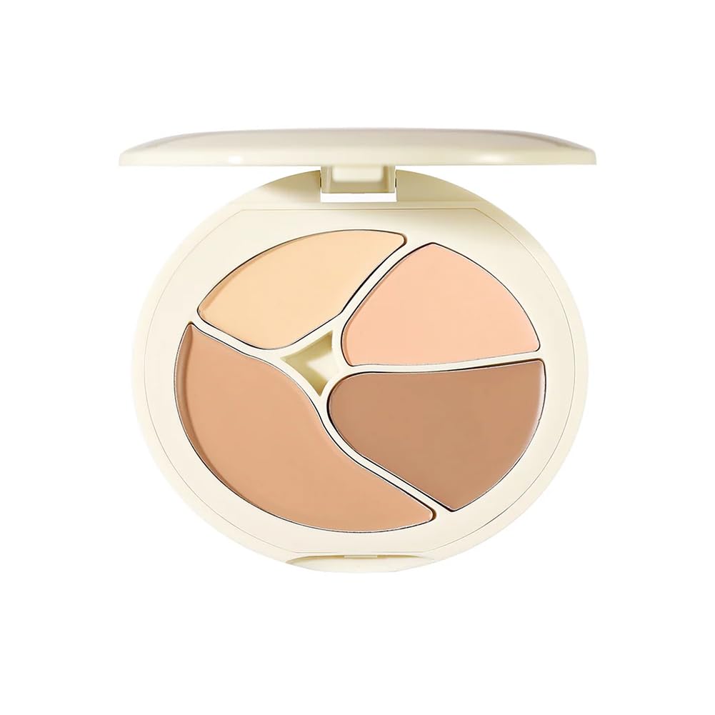 【送料無料】正規品 コンシーラー 4色 コンシーラーパレット 遮瑕膏 人気 クマ消し 青髭隠し 高カバー 保湿 メイク初心者 自然 シミ隠し クリーム 肌色改善 (101#コンシーラーパレット)