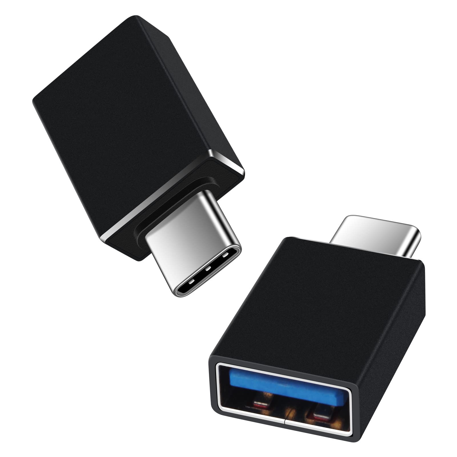 【送料無料】Viviber Type C & USB 変換アダプタ【2個組】USB C オス - USB 3.1 メス 変換コネクタ OTG対応 タイプc to USB-A 2.4A急速充電&10Gbps高速データ転送 iPhone16/15/ MacBook/iPad Pro/Xperia/Galaxy その他 USB-C 端末用