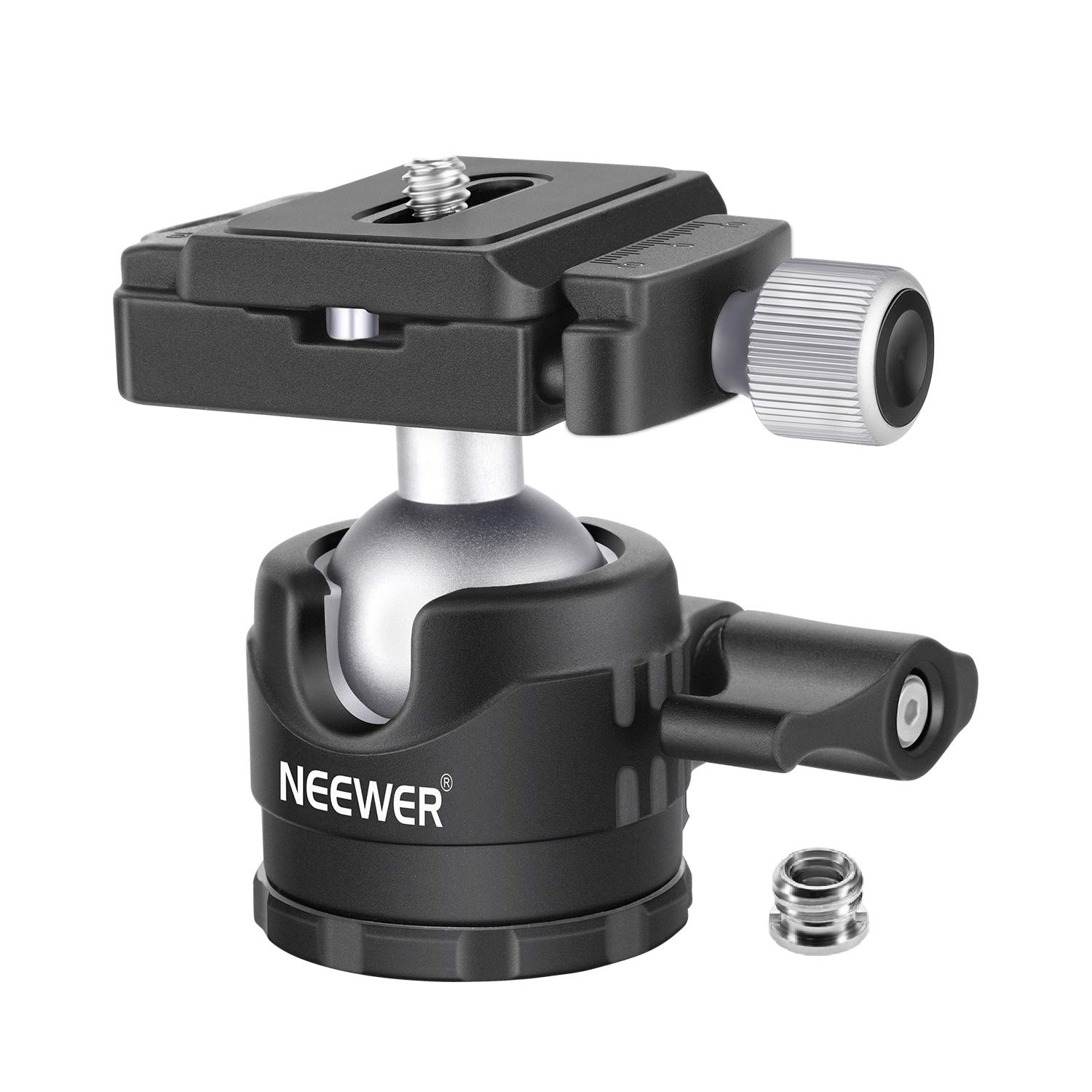 【送料無料】NEEWER 28mmロープロファイル三脚ボール雲台 360°パノラマ回転 1/4" Arcaタイプクイックリ..