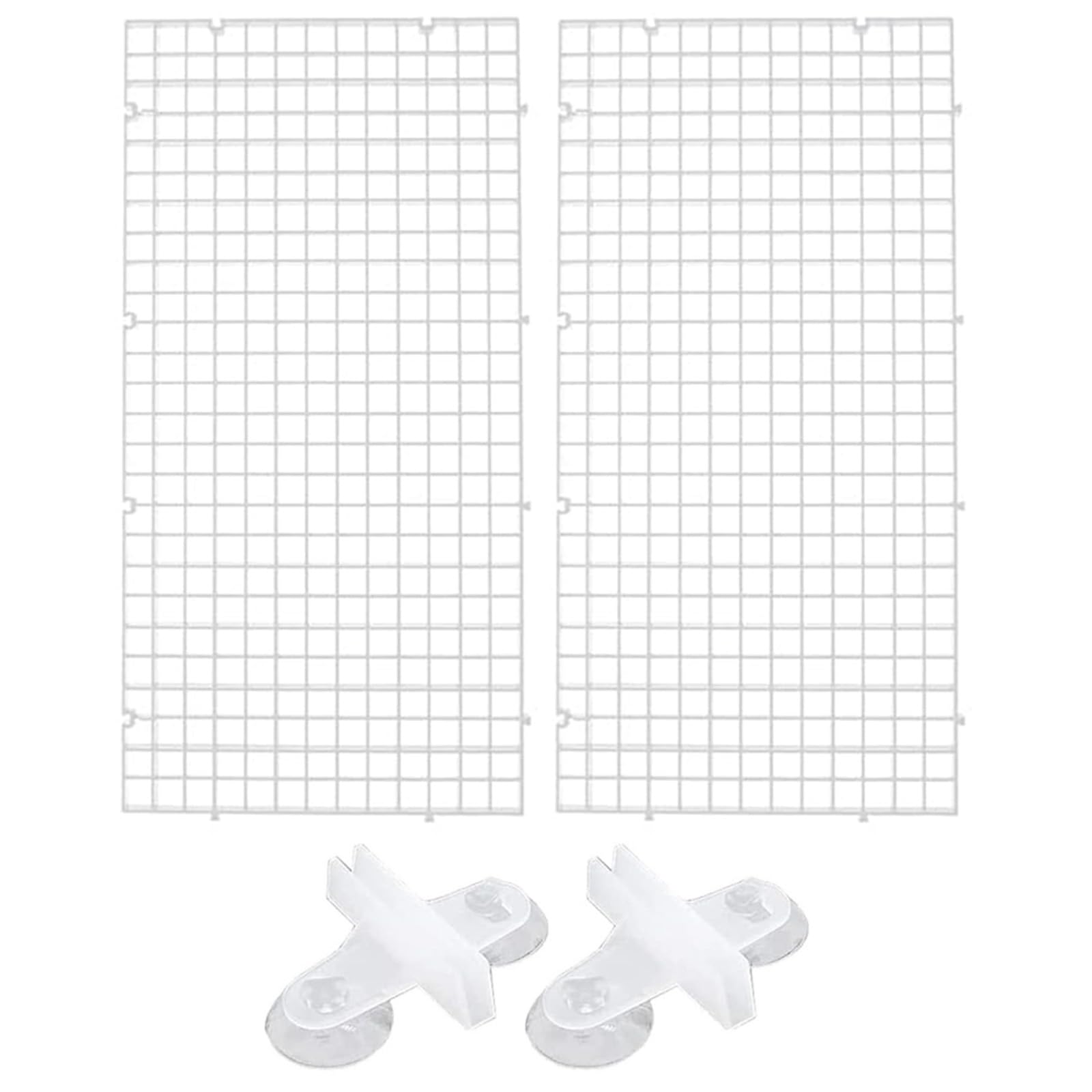 【送料無料】KALOLINNA 水槽仕切りセパレータ 4点セット ゴム吸盤付き 熱帯魚 分割 アクアリウム 飼育 ..