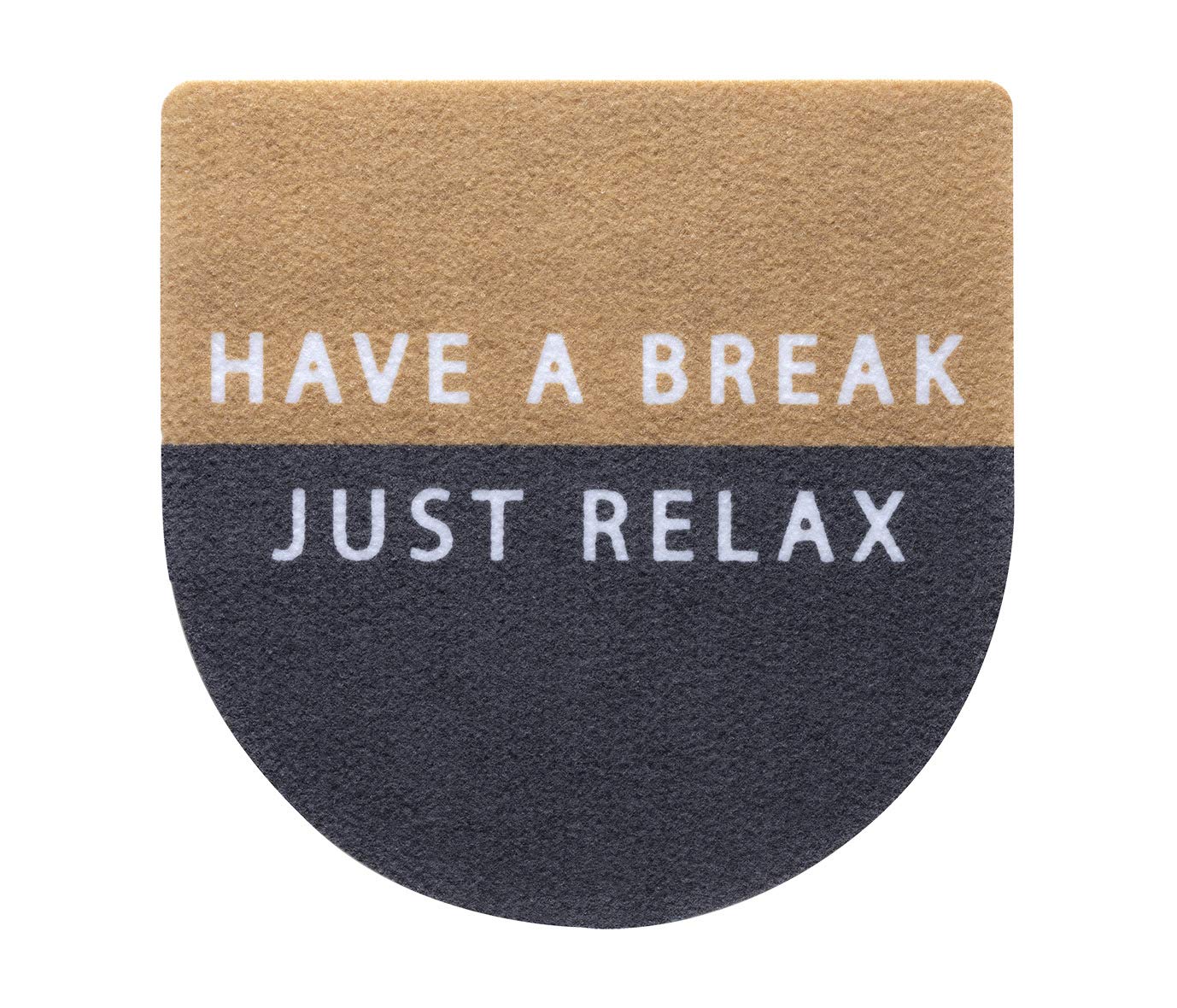 【送料無料】ベストコ(Bestco) トイレのフタに貼る 消臭シート ルール ブラック&ナチュラル 1枚 簡単 おしゃれ インテリア 日本製 MA-2305