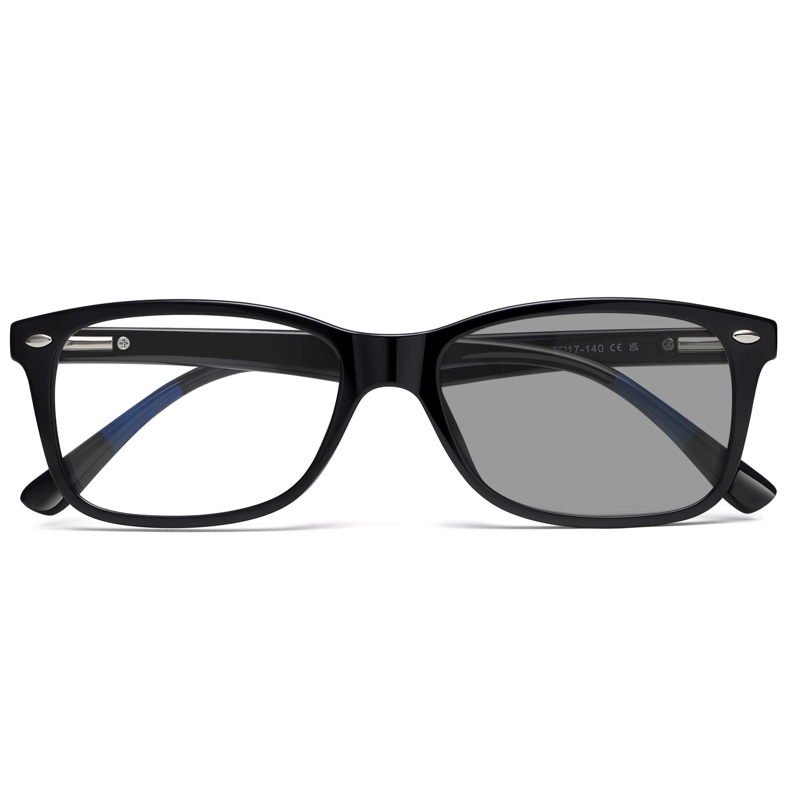 【送料無料】[Dollger] ブルーライトカットメガネ 調光サングラス 伊達メガネ ブルーライトカットめがね 度なし uvカット 軽量 メンズ レディース 男女兼用 ブラック