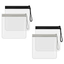 【送料無料】siawadeky 旅行用ポーチ 4枚セット 透明 ビニールバッグ 機内持ち込み 防水 ジッパーバッグ 液体が漏れない 海外旅行ポーチ トイレタリー...