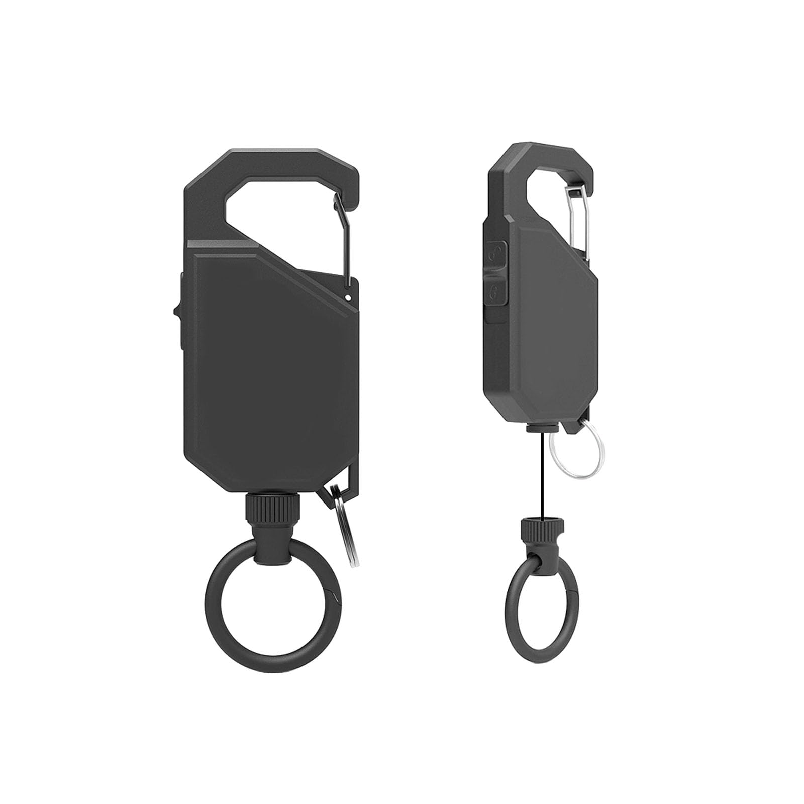 【送料無料】SODOI リールキーホルダー カラビナ付 ホバースイッチ 最長伸縮100cm 多機能 伸縮自在 落..