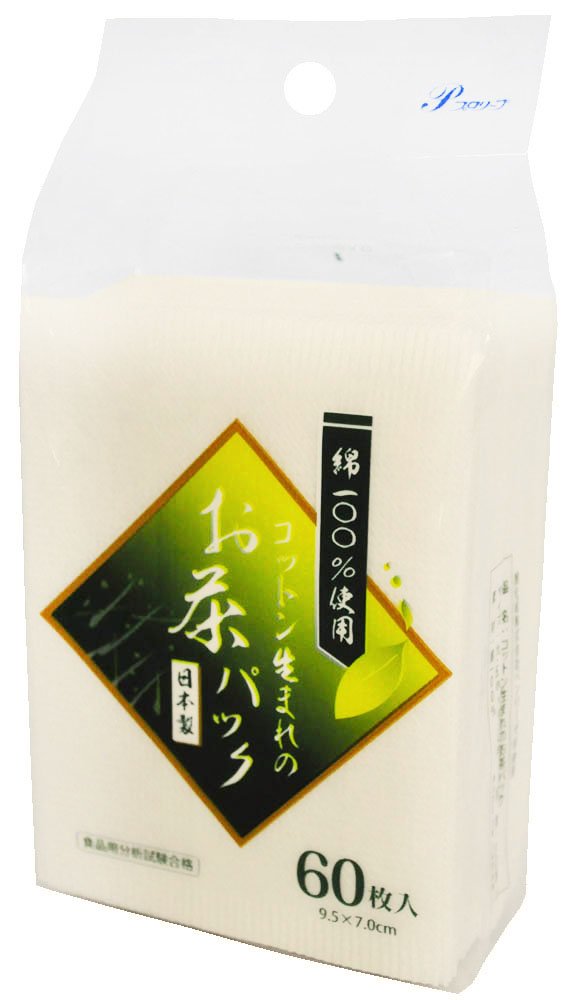 【送料無料】全家協 お茶パック 綿100% 60枚入 綿 60枚 9.5×7cm 綿 60枚入