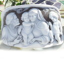 Giovanni Turco作 最高級シェルカメオルース現代モダンカメオの最高峰作品!【Holy Family(聖家族)】<高級木製額縁付属>