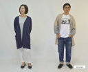 刺し子風サンカクロングカーディガン(シニア、伸縮、プレゼント、ギフト、着替え、カジュアル、大人、羽織物、きれい、シンプル、おしゃれ、高級感、日本製、kimama...