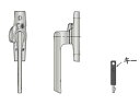 クレセント 不二サッシ CB1940NL/R 左勝手用/右勝手用 シルバー色【メーカー取り寄せ品】