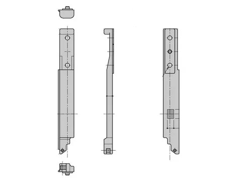 【メール便選択可】 下部たてロッド 同面引違い窓用 不二サッシ ビル用 HA2200NL/R 【メーカー取り寄せ..