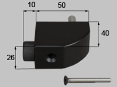 戸当り LIXIL・新日軽 ビル用 BS1018 ( SVPT240S01 ) 【メール便選択可】 【メーカー取り寄せ品】