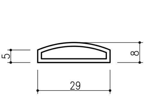 エアタイトゴム HC-39 【3m単位販売】【メーカー取り寄せ品】