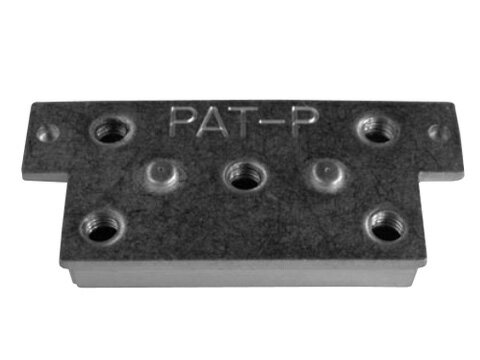 【ネコポス選択可】 面付丁番用裏板 キンマツ PL-384A-1 【メーカー取り寄せ品】