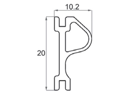 合掌框パッキン リクシル FDA□882212 ブロンズ / ホワイト / シャイングレー L=2212mm 風除室 トステム【メーカー取り寄せ品】