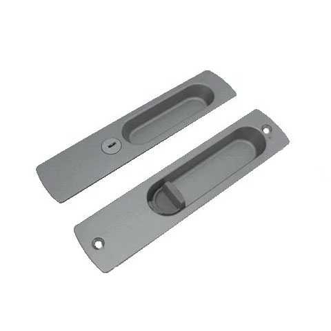 Rakuten - インテリア建材 三協立山アルミ 引手 シリンダー錠引手（角座） KG0523【メーカー取り寄せ品】