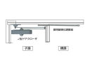 ニュースター【 P-82J 】J型ドアクローザー 親子ドア用【 P82J 】【シルバー色以外は受注生産】【 受注生産カラーは 6 色 】【パラレル型】【ストップ...