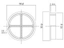 換気口 パイプ仮枠止 SPD型 神栄ホームクリエイト SPD-83【メーカー取り寄せ品】