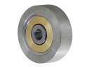 ベアリング入り ステンレス戸車 車のみ ヨコヅナ 2304/1304 丸型/平型 30mm 【メール便選択可】 【メーカー取り寄せ品】