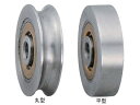 ベアリング入り ステンレス戸車 車のみ ヨコヅナ 2305/1305 丸型/平型 36mm 【メール便選択可】 【メーカー取り寄せ品】