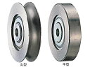 ロタ・ステンレス製 ベアリング戸車 ヨコヅナ 車のみ 2400/1309 丸型/平型 36mm 【メール便選択可】 【メーカー取り寄せ品】
