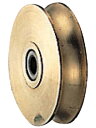 真鍮戸車 車のみ ヨコヅナ 2508 丸型 36mm 【メール便選択可】 【メーカー取り寄せ品】