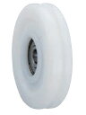 【メール便選択可】 Uステンレール用 ジュラコン(R)車 車のみ ヨコヅナ 7452 平型 45mm ベアリング入り【メーカー取り寄せ品】