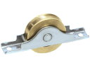 440Cベアリング入 真鍮戸車 ヨコヅナ BYS-0501 50mm 丸型 ステンレス枠 【メール便選択可】 【メーカー取り寄せ品】