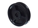 黒ナイロン戸車 車のみ ヨコヅナ 1521/2520 丸型/平型 30mm 【メール便選択可】 【メーカー取り寄せ品】