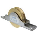 440Cベアリング入 真鍮戸車 ヨコヅナ BYS-0361 36mm 丸型 ステンレス枠 【メール便選択可】 【メーカー取り寄せ品】