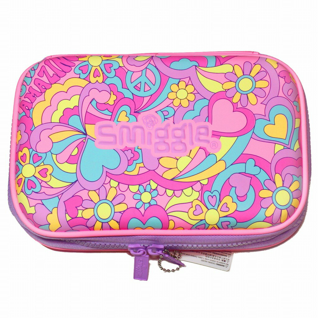 筆箱 文房具 セット smiggle スミグル Good Vibes Hardtop Stationery Kit (Pink) おしゃれ 小学生 女の子 プレゼントに (送料無料 メール便)