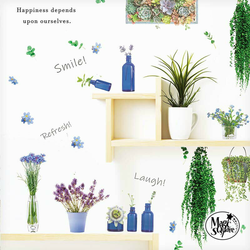 ウォールステッカー ボタニカル シール 木 実写 北欧 壁紙 はがせる 剥がせる 壁に貼る グリーン Wall Sticker 北欧 木 花 鳥 英字 雑貨 ガラス 窓 Diy 賃貸 小鳥 子供 かわいい 飾りつけ グリーン メール便 送料無料