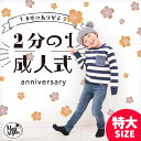 今だけおまけ付き ウォールステッカー 【 ハーフ成人式 特大 】 成人式 飾り 飾り付け 10才 お祝い 貼ってはがせる 壁 シール 壁紙 飾りつけ 和柄 和 受注印刷