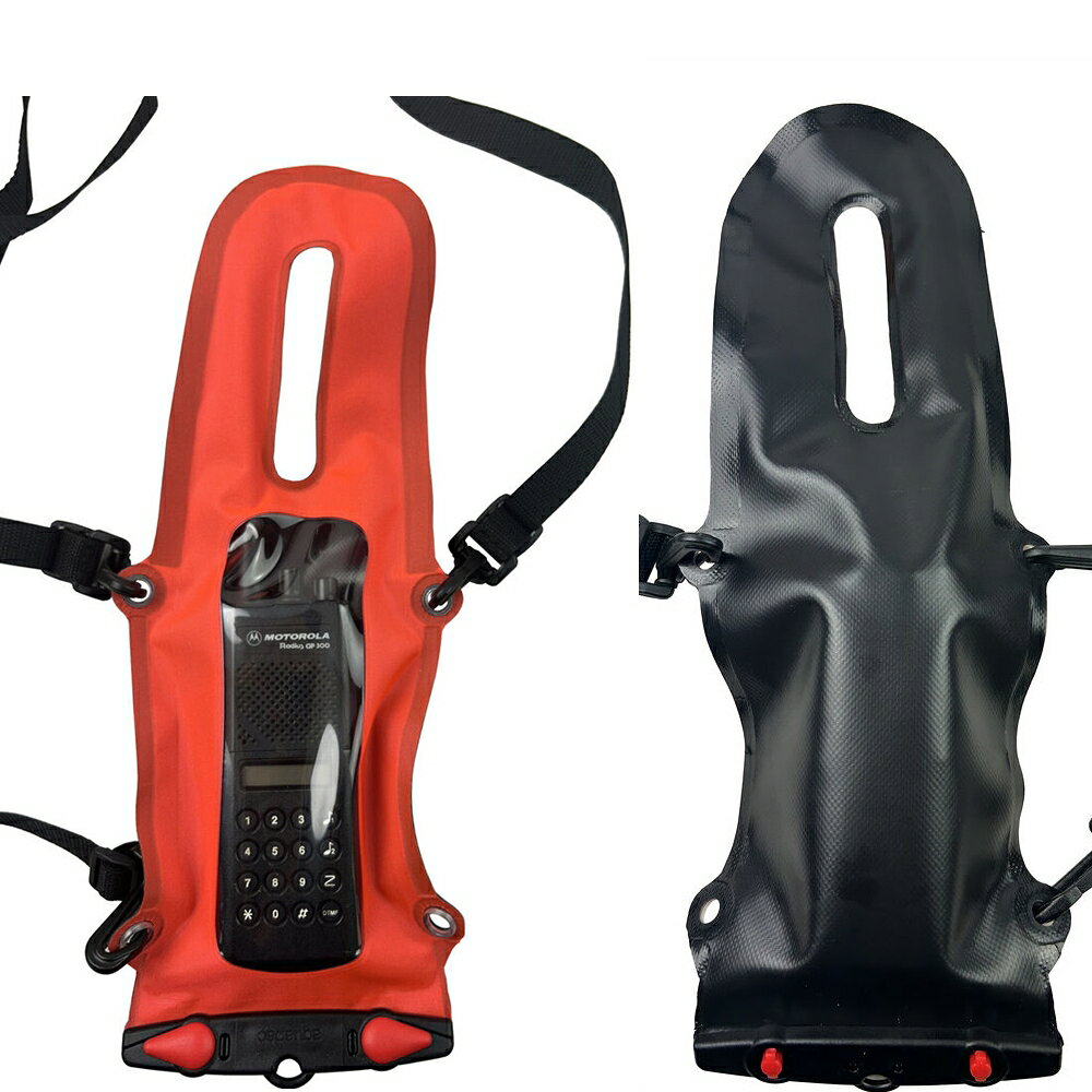 防水ケースアクアパック236aquapac 無線機 トランシーバー用ケース 3点ベルト付き...
