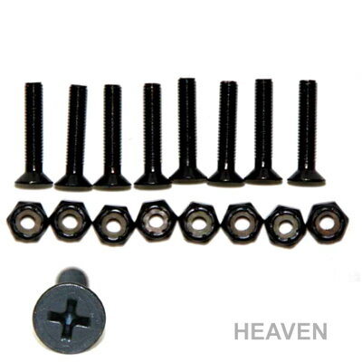 HEAVEN スケートボード取り付け用ビス&ナットセット7/8インチ
