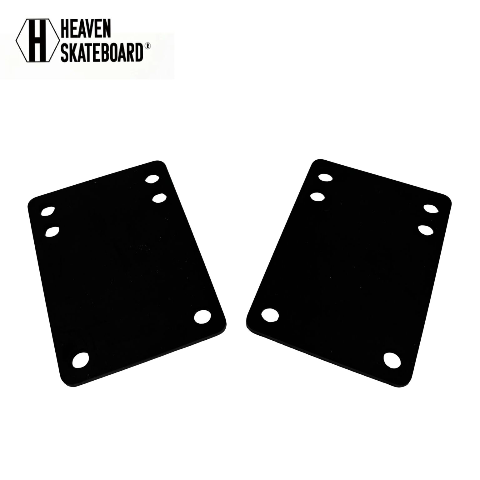 Rakuten - ヘブン スケボー スケートボード ライザーパッド 3mm スペーサー ウィールバイト防止対策 3mm スケートボード高さ調整パッド