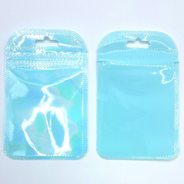 アクセサリー収納袋10枚入　ブルー・グリーン　【メール便対応】（1通8個までOK！）　y8n12k16