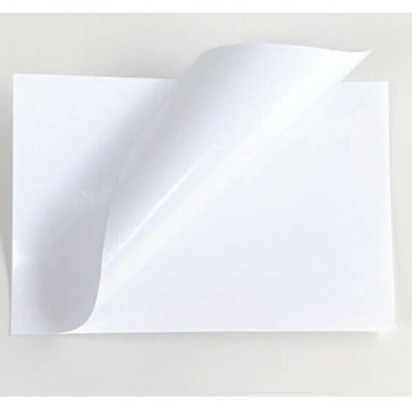 光沢タイプA4シール用紙　5枚入【メール便対応】（1通8個までOK！）