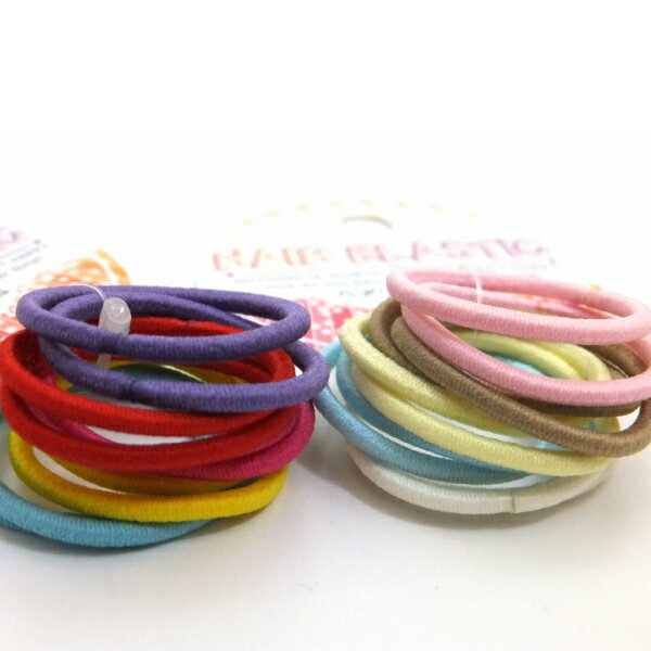 ヘアゴム カラーリングゴム ミニ 細 10P 【メール便対応】（1通20個までOK！）