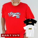 ベースボールTシャツ 送料無料 Tシャツ 半袖 メンズ 野球 ユニフォーム 名入れ 名前入り プリント プレゼント ギフト 誕生日 誕生日プレゼント 男性 オリ...