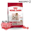 ロイヤルカナン ミディアム アダルト 4kg / 中型犬（成犬時体重11～25kg）成犬用（生後12ヵ月齢以上） / SHN 犬 ドライフード ジッパー有り 50666 an2023