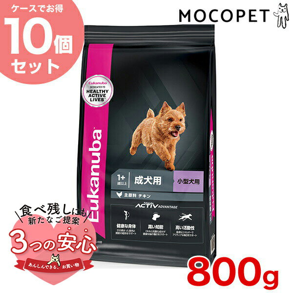 Eukanuba スモール アダルト 800g / ドッグフード ドライフード 成犬用 小型犬 13182550909393 #w-162052-00-00