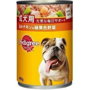 Pedigree P72チャム成犬用　チキン＆野菜400g 4902397201779 #w-100356-00-00