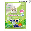 デオトイレ専用 飛び散らない緑茶成分入り消臭サンド 4L 猫用品 猫砂・トイレ用品 猫砂 システムトイレ用の猫砂 紙の猫砂 4520699680759 #w-1...